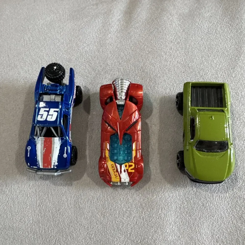 Lot Of 10 Hot Wheels Die Cast Fast Lane Matchbox & More Cars Toy Cars Vehicles